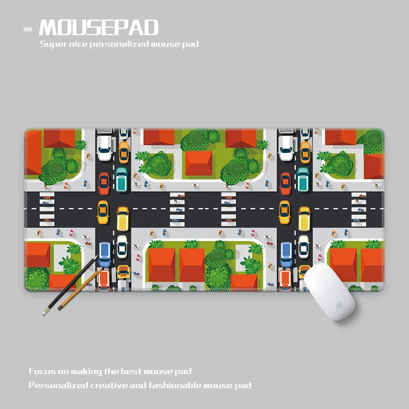 Busy Town & Street Racing R3 Deskmats