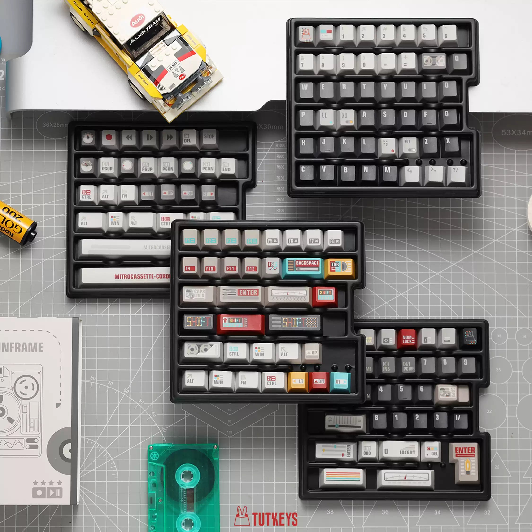 Tutkeys - Synthesizer Retro Music Custom Keycap Set