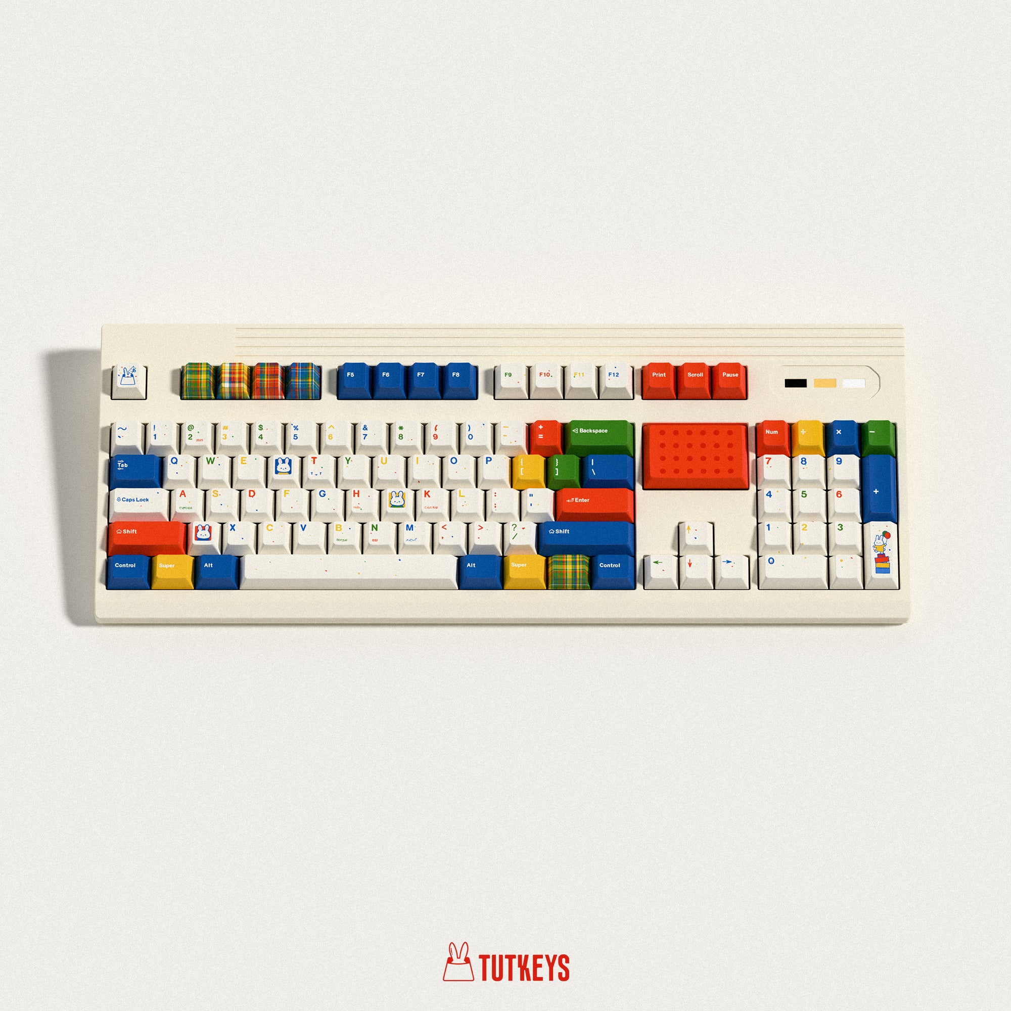 Tutkeys - Color Fun Vibrant Keycap Set