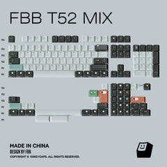 T52 Green Designer Minimalist PBT ANSI/ISO Keycap Set