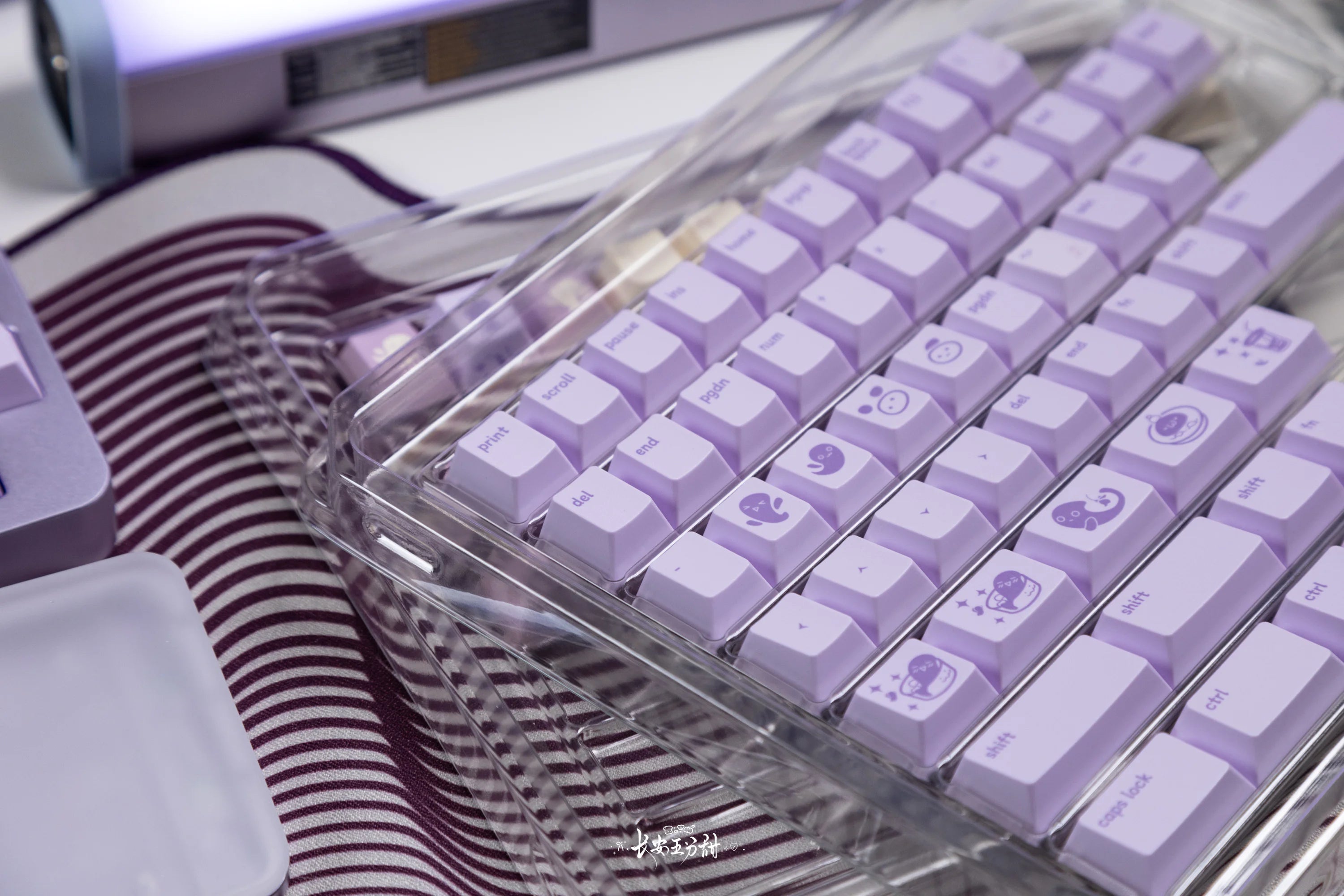 QwertyKeys - Taro Balls Keycap Set Cherry Profile PBT Dye-Sub Keycaps