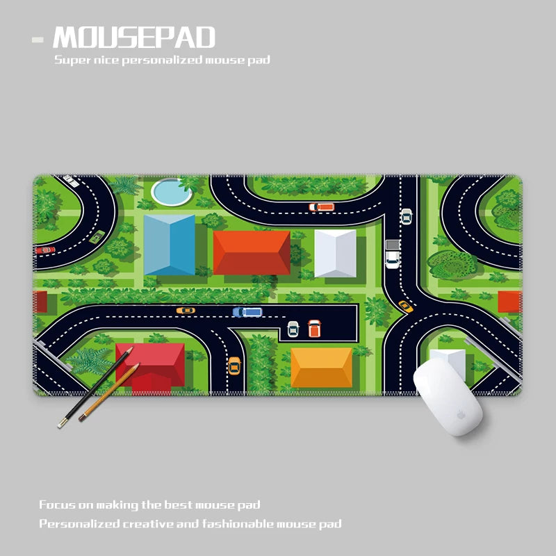 Busy Town & Street Racing R3 Deskmats