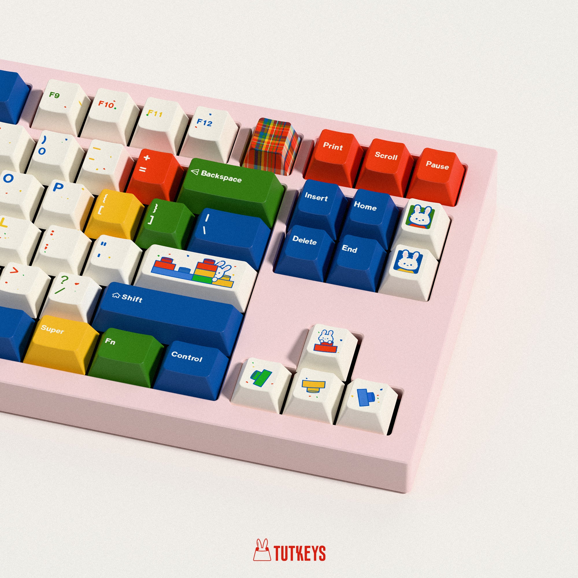 Tutkeys - Color Fun Vibrant Keycap Set