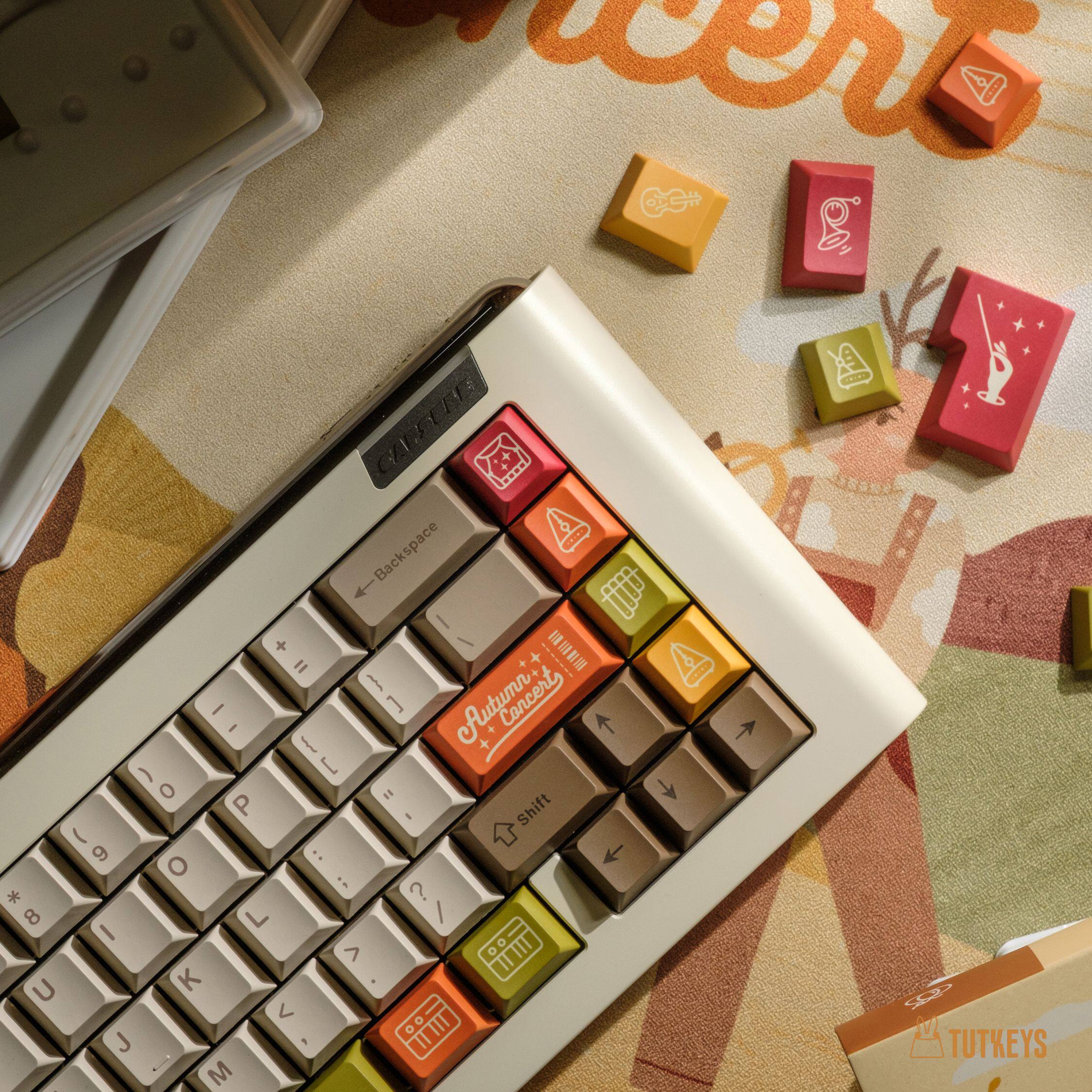 TUTKEYS Autumn Concert PBT ANSI/ISO Keycap Set