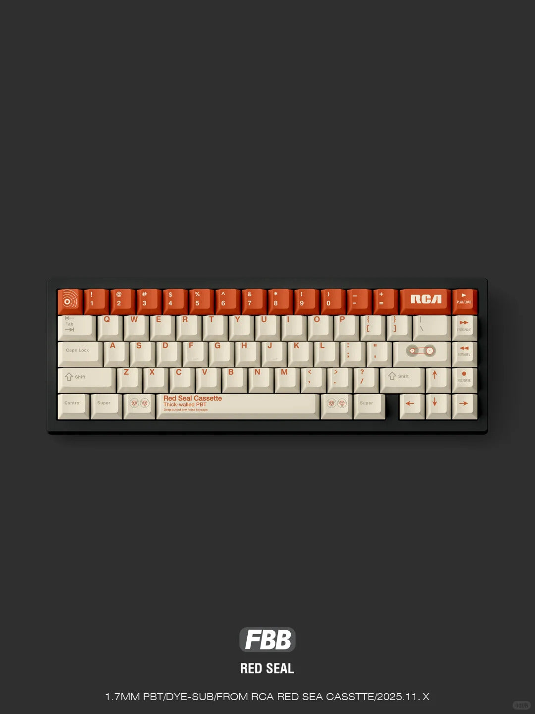 FBB - Red Seal (Magic Rice) Original ISO/ANSI Keycap Set