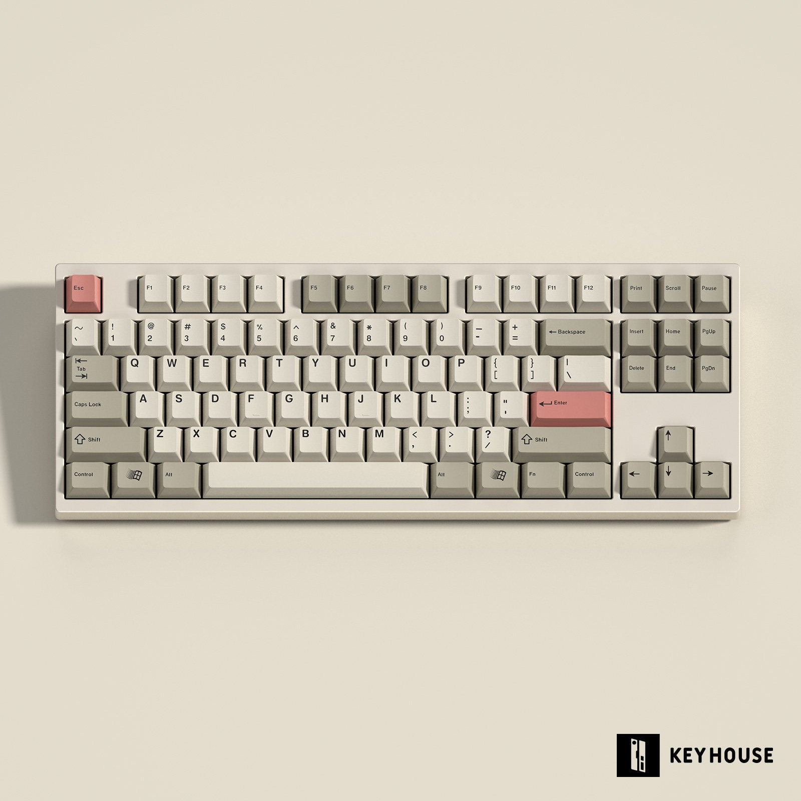 Keyhouse - 9009 Retro PBT Dye-Sub Keycaps – OZO Keyboards