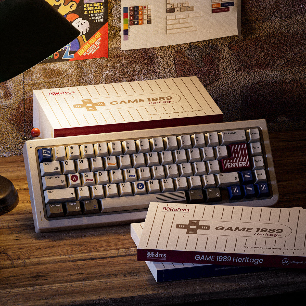 80Retros - Game 1989 Heritage PBT Keycap Set