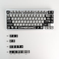 Fallen Angel Windcap PBT Dye-Sublimated - ANSI Keycap Set - Cherry Profile