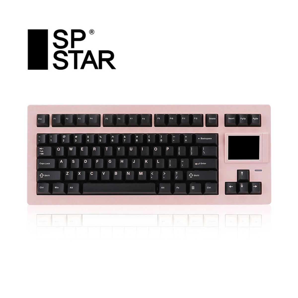 SP Star - D82 Pro+ V2 Mechanische Tastatur mit LCD-Bildschirm