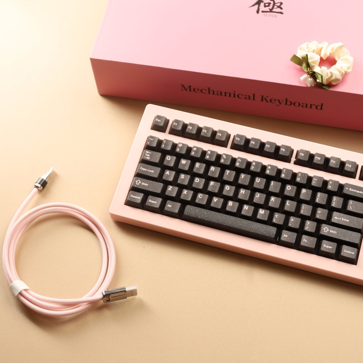 SP Star - D82 Pro+ V2 Mechanische Tastatur mit LCD-Bildschirm