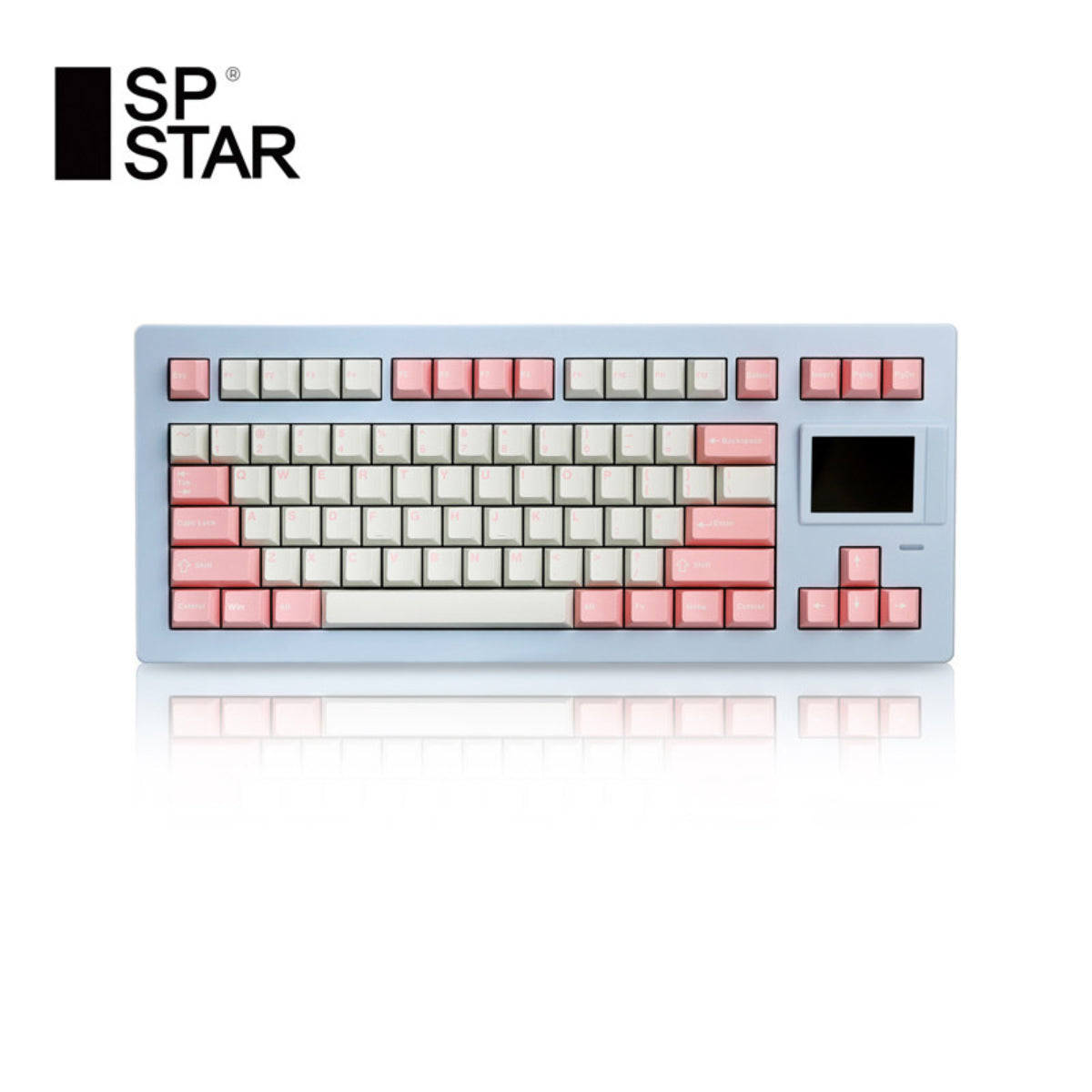 SP Star - D82 Pro+ V2 Mechanische Tastatur mit LCD-Bildschirm