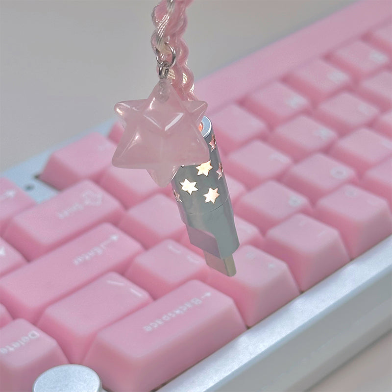 UNKNOWN ERROR - D12 RGB Light Pink Light - Sakura Stardust Keyboard Cable