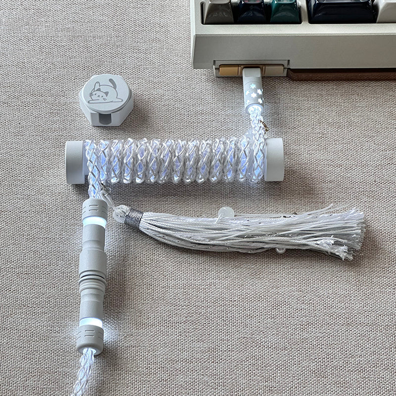 UNKNOWN ERROR - D20 White Light - Lazy Cat Keyboard Cable