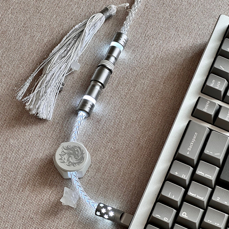 UNKNOWN ERROR - D19 White Light - Light Arctic Fox Keyboard Cable