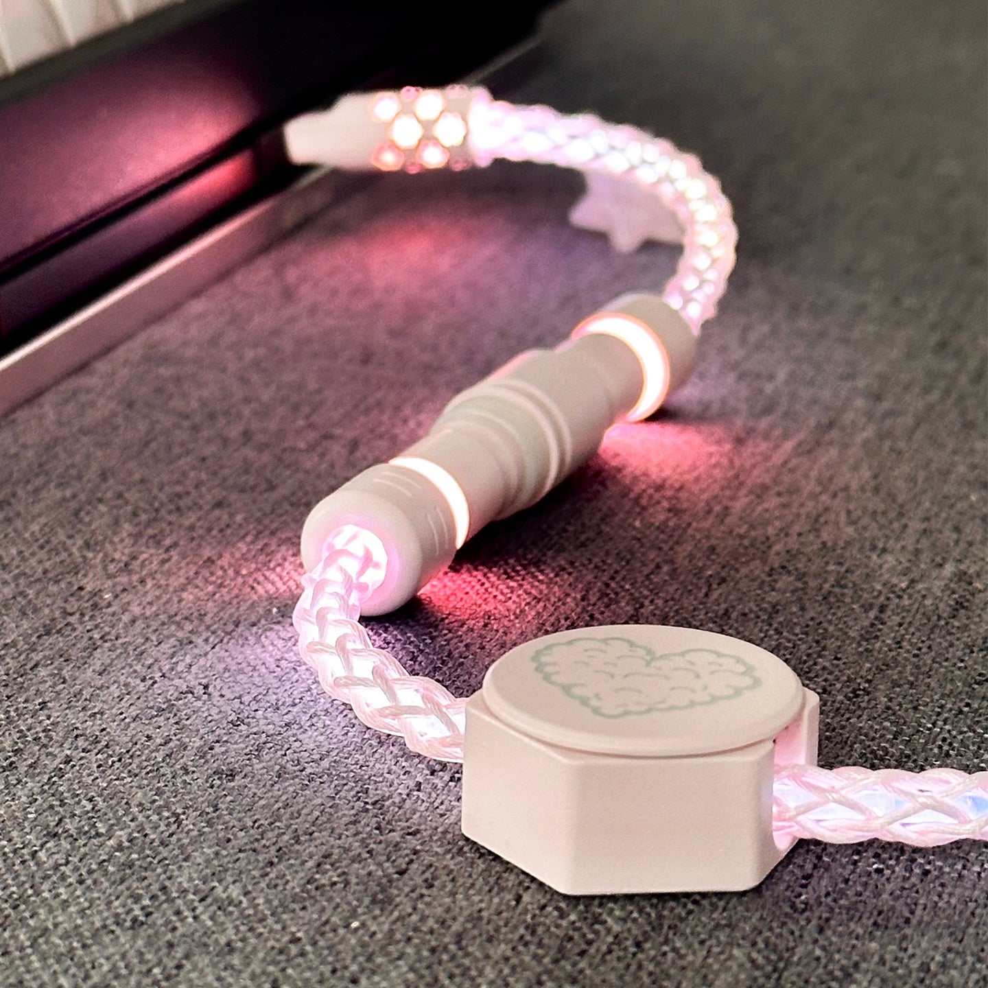 UNKNOWN ERROR - D25 White Light - Pink Interstellar Series Keyboard Cable
