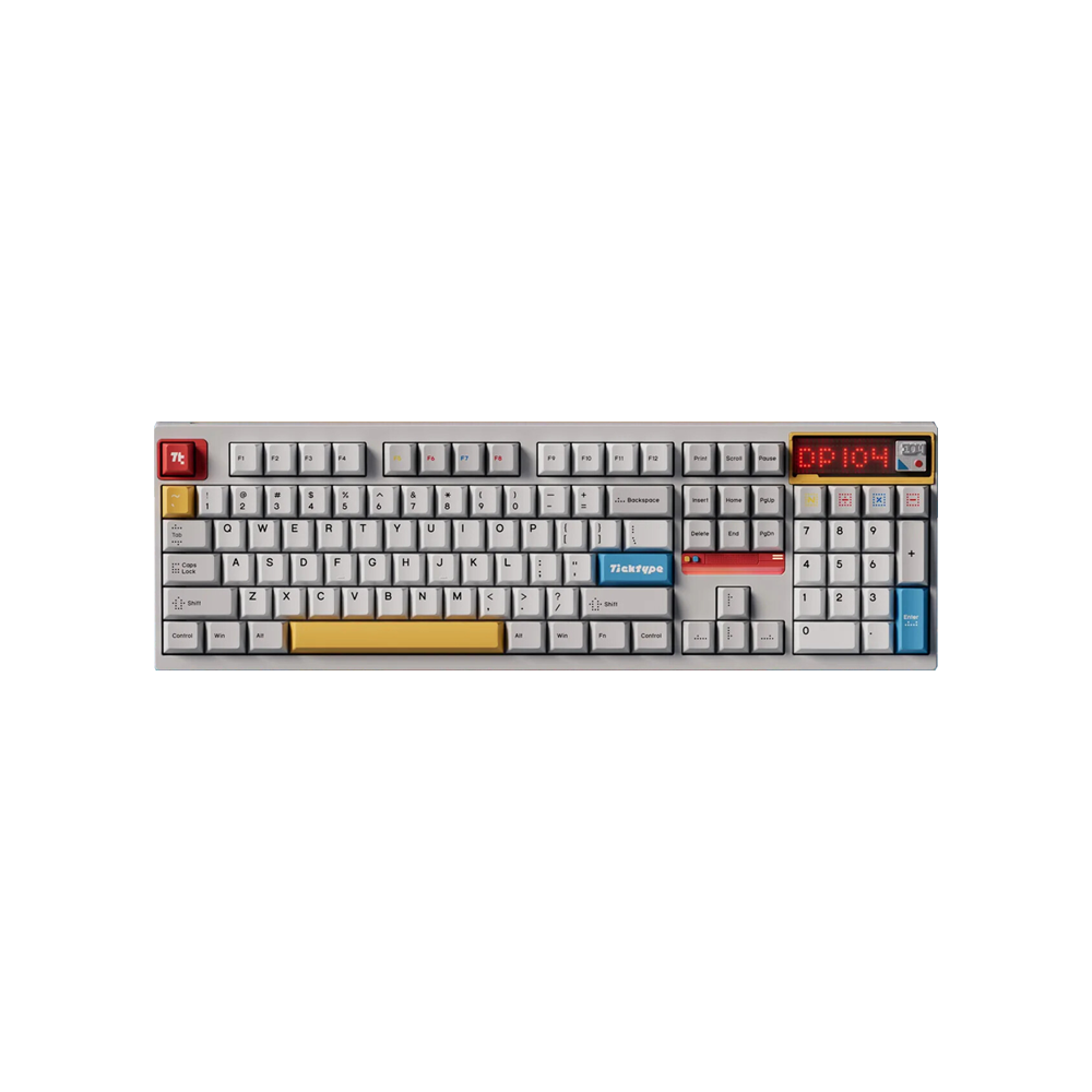 Kit de teclado de tamaño completo Ticktype - DP104 (En stock)