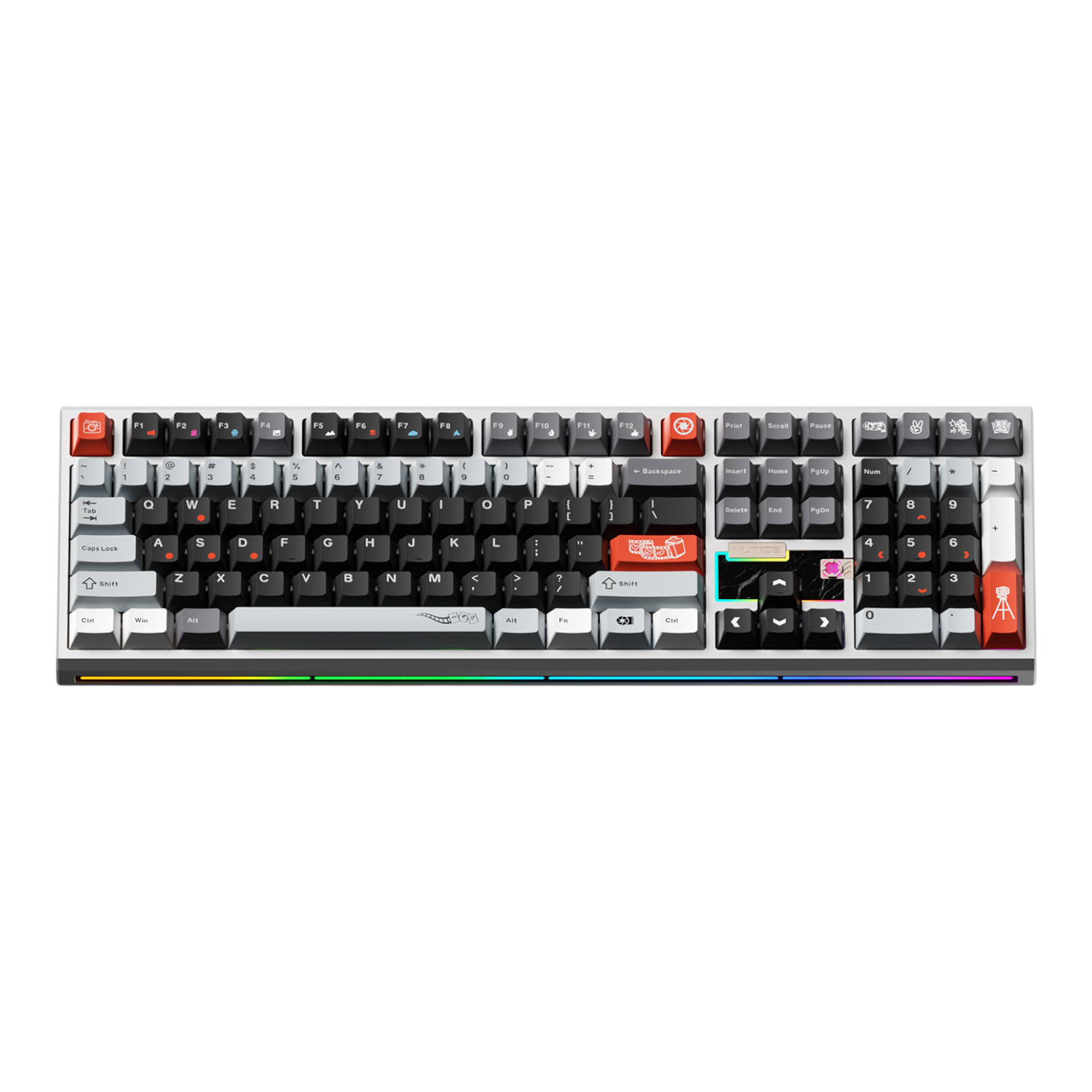 Weikav - NUT108 Full-Size Aluminium Wireless Mechanical Keyboard
