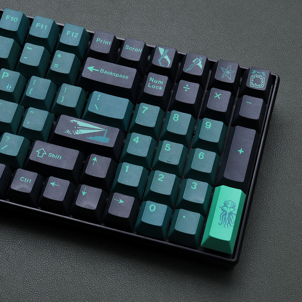 Terror Below – 136-Key Cherry Profile PBT ANSI/ISO Keycap Set