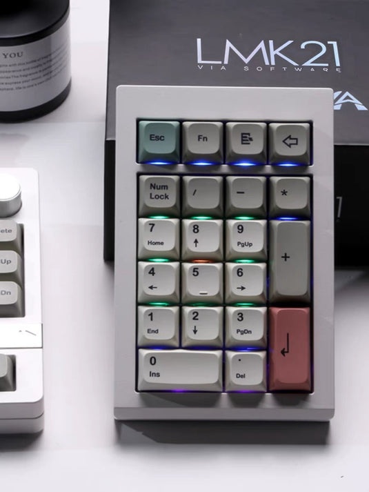 Zuoya LMK21 - Mini Numeric Wireless Aluminum Keyboard - VIA Support