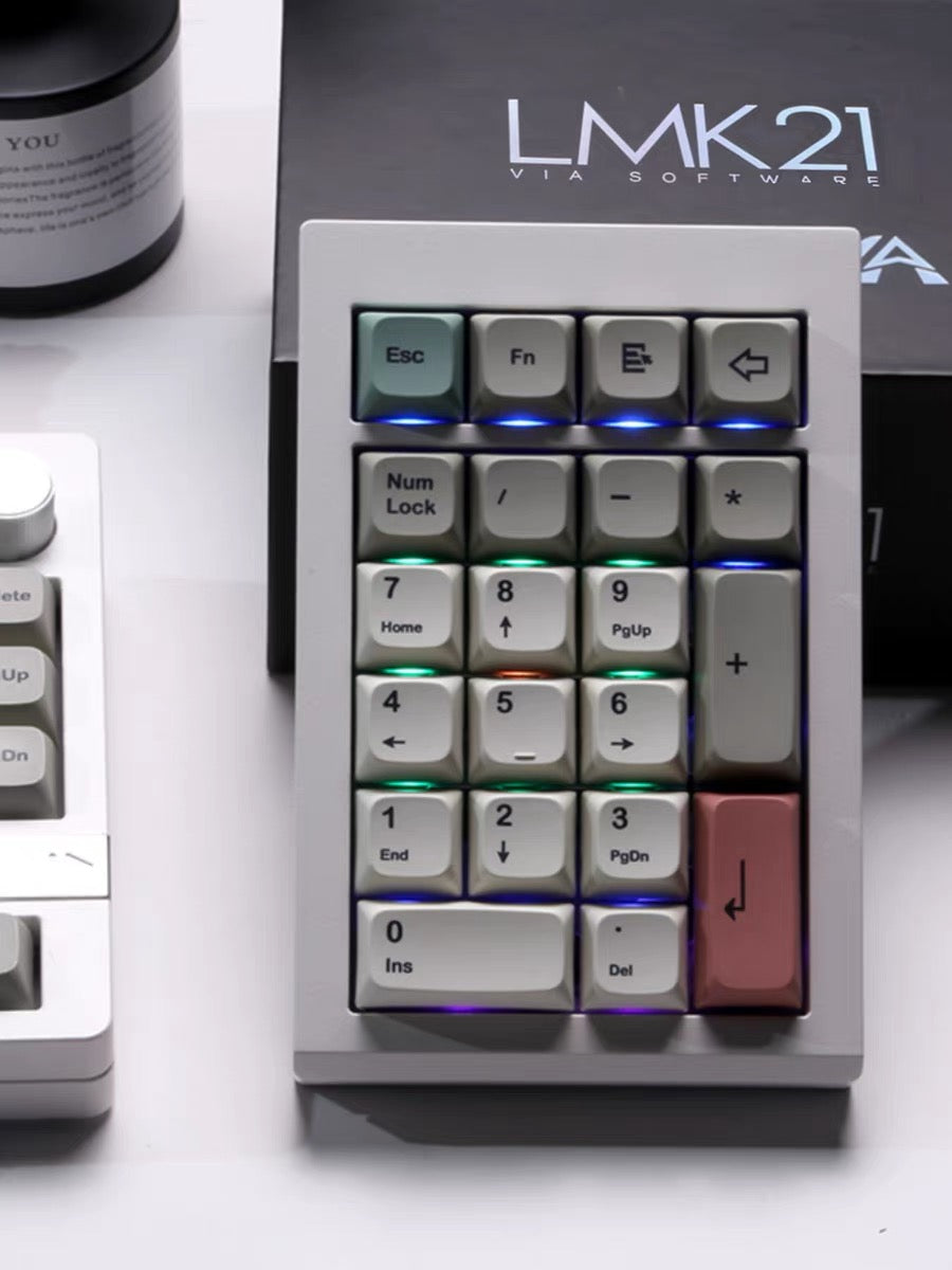 Zuoya LMK21 - Mini teclado numérico inalámbrico de aluminio