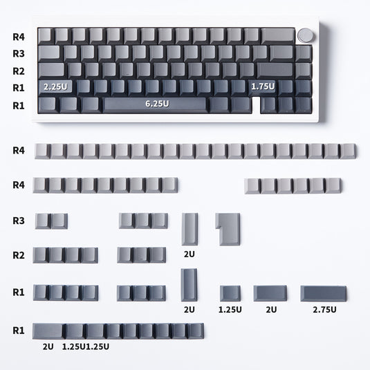 Polar Daytime - Side Engraved 131 Keycap Set