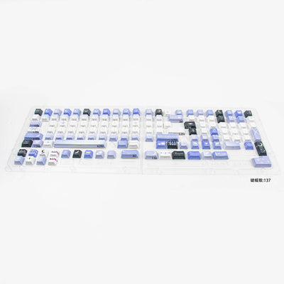 Moon Maiden Side‑Lit - PBT - ISO/ANSI Keycap Set - Cherry Profile