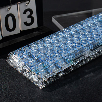 Light Blue Transparent - ANSI Keycap Set - Cherry Profile