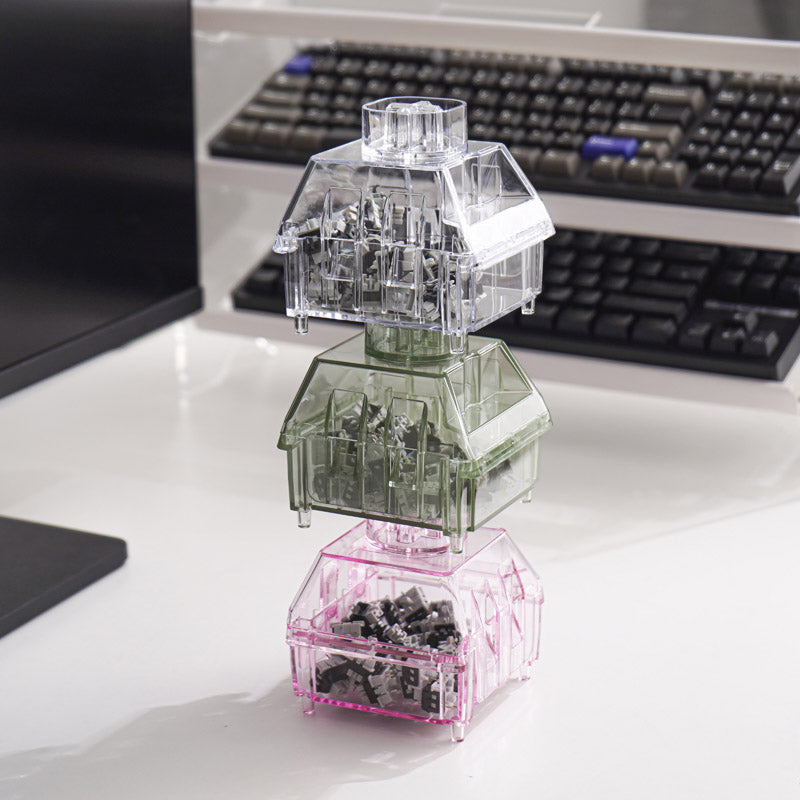 Mechanical Keyboard Switch Stackable Storage Container