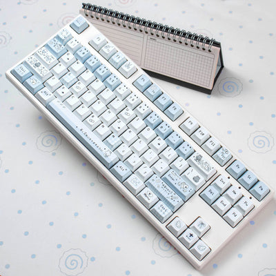Aqua Diary - PBT - ISO/ANSI Keycap Set - Cherry Profile