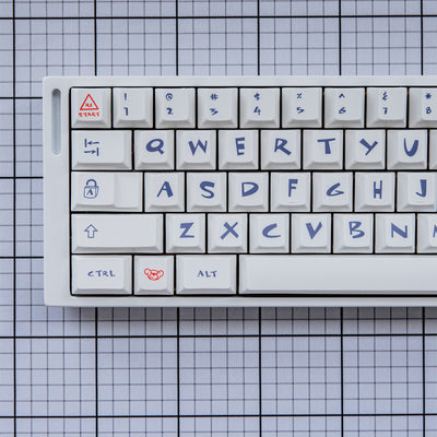 Drawn Bear Bold - PBT - ISO/ANSI Keycap Set - Cherry Profile