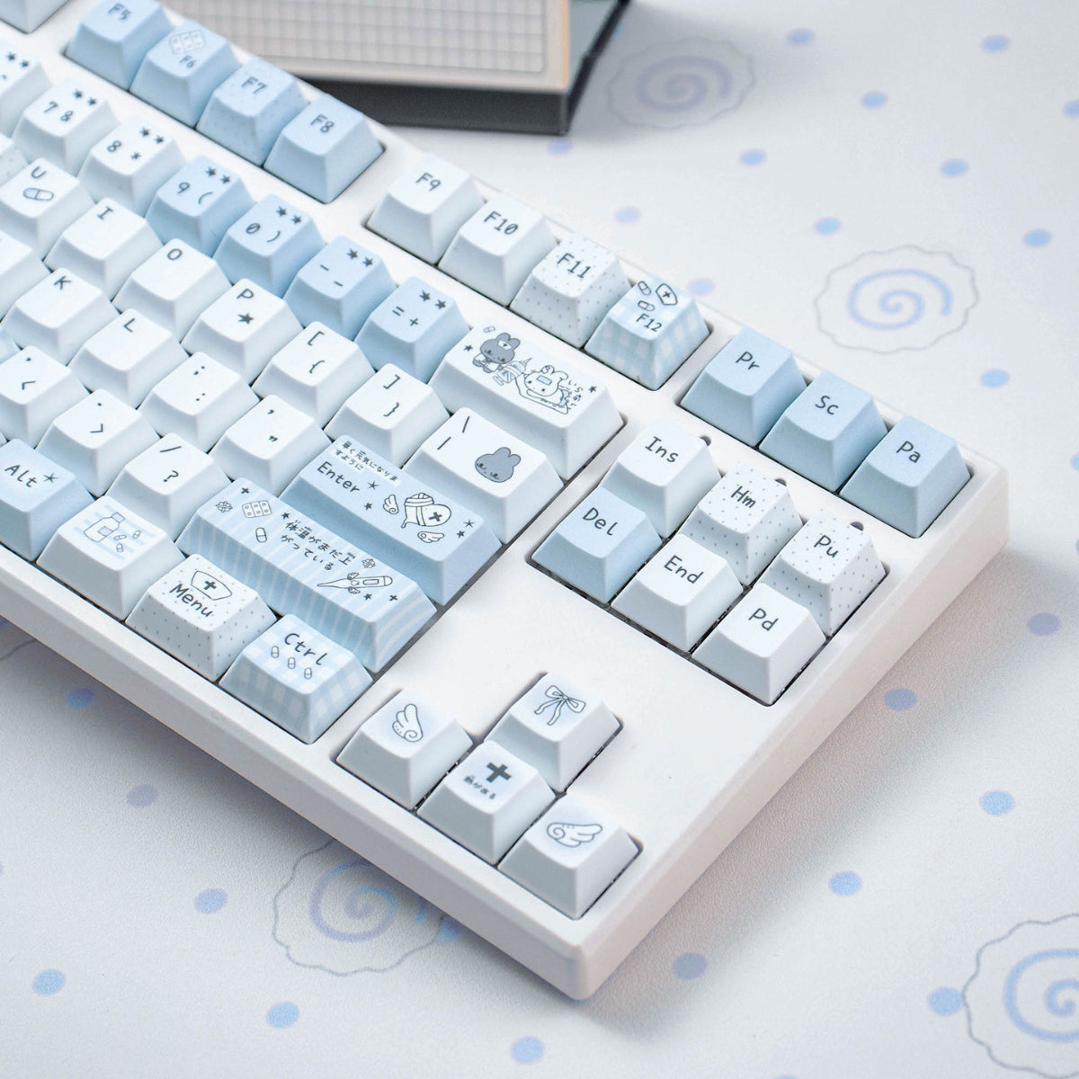 Aqua Diary - PBT - ISO/ANSI Keycap Set - Cherry Profile