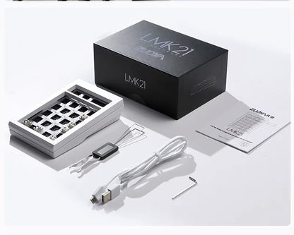 Zuoya LMK21 - Mini teclado numérico inalámbrico de aluminio