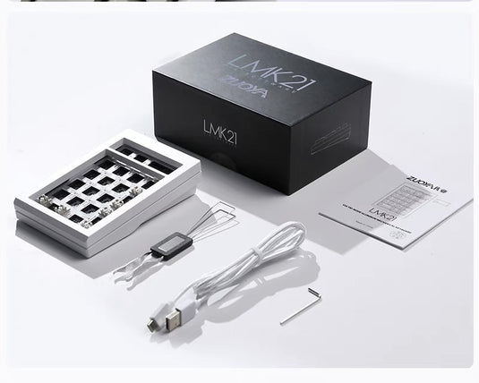 Zuoya LMK21 - Mini Numeric Wireless Aluminum Keyboard - VIA Support