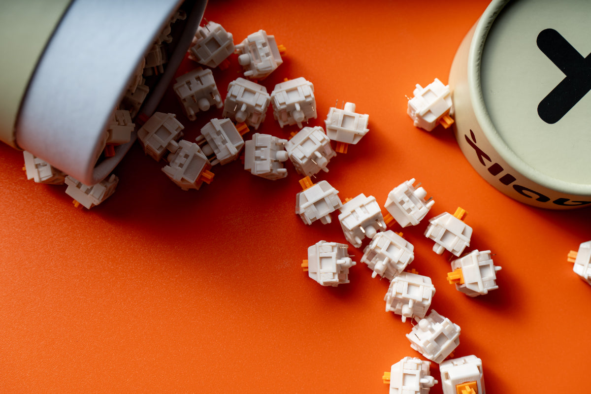 HMX XLLAB - Citrus Silver V2 Linear Switches – OZO Keyboards