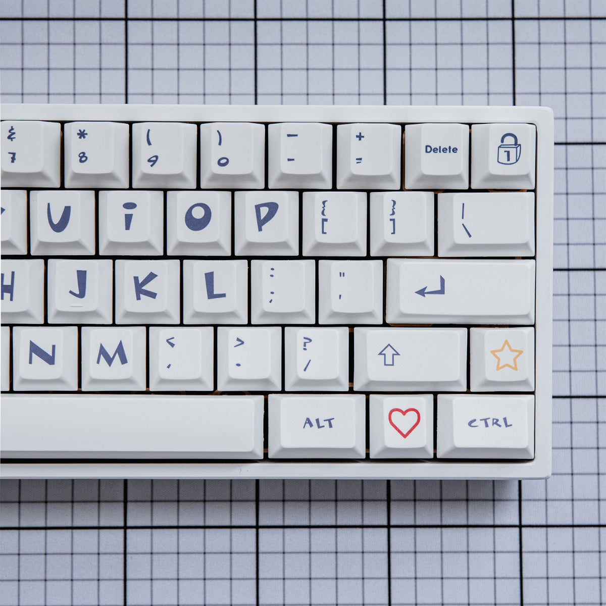Drawn Bear Bold - PBT - ISO/ANSI Keycap Set - Cherry Profile