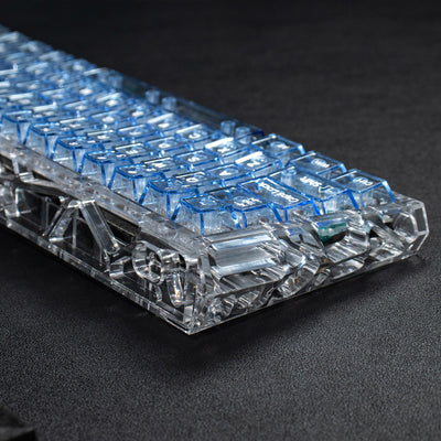 Light Blue Transparent - ANSI Keycap Set - Cherry Profile