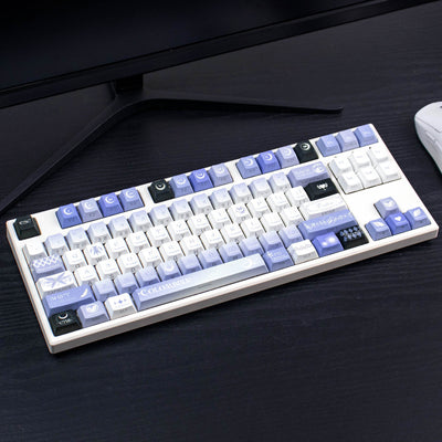Moon Maiden Side‑Lit - PBT - ISO/ANSI Keycap Set - Cherry Profile
