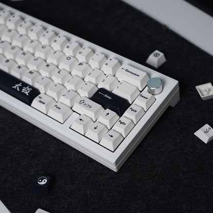 Minimalist Tai Chi English – 144-Key Cherry Profile ANSI Keycap Set