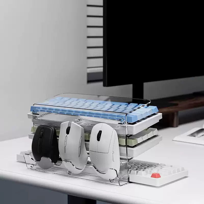 ALIGHTSTONE - Keyboard & Mouse Storage Display Rack