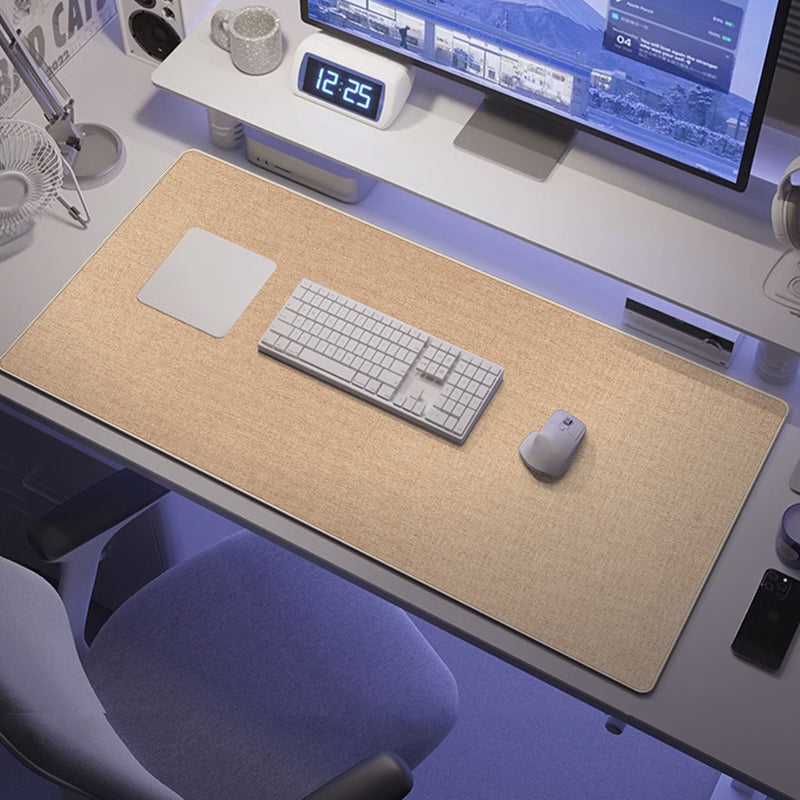 Teana - Large Cotton Linen Desk Mat