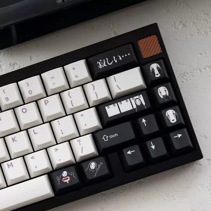 FBB - Faceless Man Black and White ANSI/ISO Keycap Set