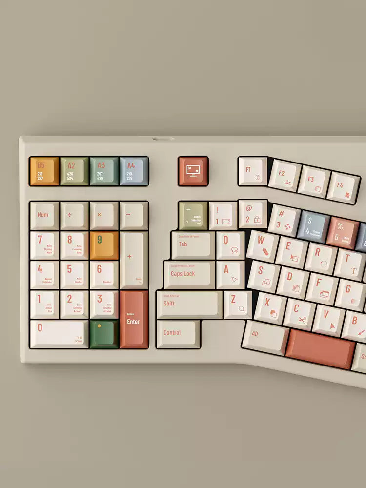 TUTKEYS - ALER PBT Dye-Sublimated ANSI/ISO Keycap Set