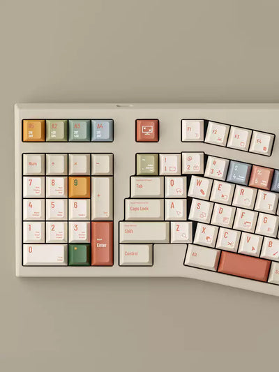 TUTKEYS - ALER Juego de teclas PBT por sublimación ANSI/ISO