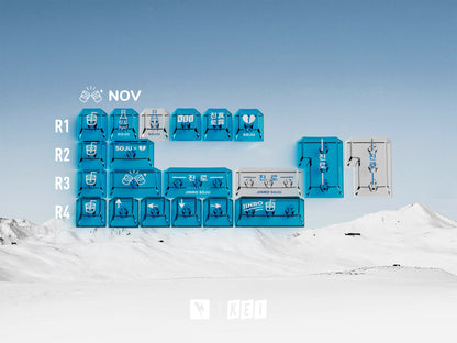 Keykobo - Soju Blue R2 Keycap Set