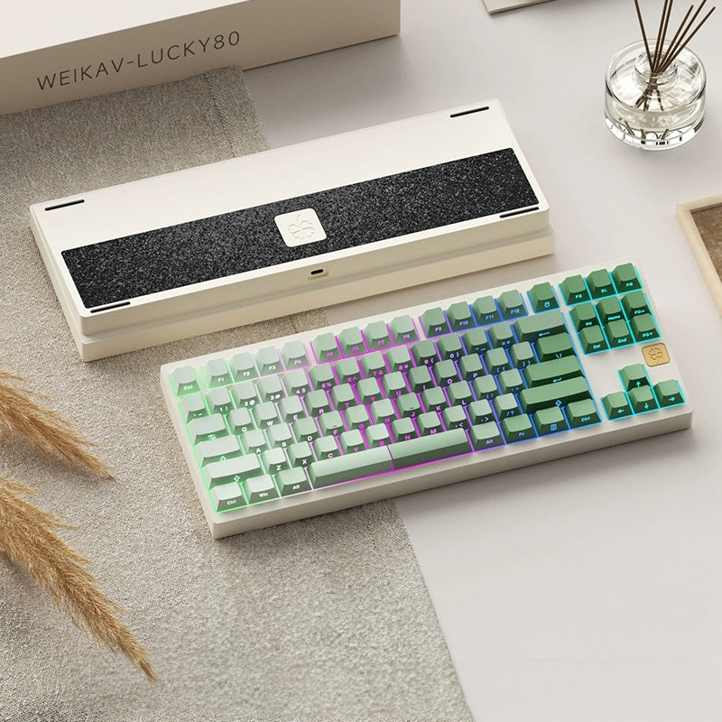 WEIKAV Lucky80 – Kit de teclado mecánico con junta de montaje trimodo al 80 % 