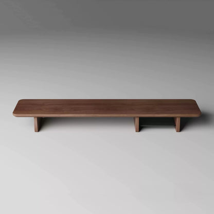 BBS – Black Walnut Wood Heightened Shelf – Desktop Monitor and Laptop Riser