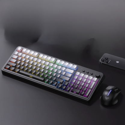 AULA - S99 three-mode Silicone Membrane keyboard