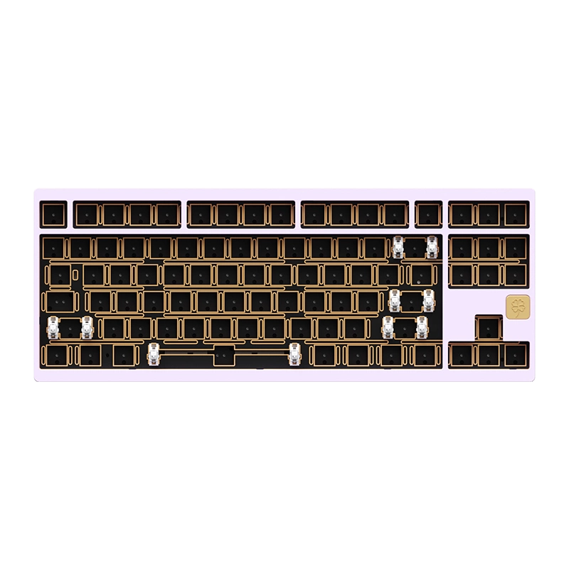 WEIKAV Lucky80 – Kit de teclado mecánico con junta de montaje trimodo al 80 % 