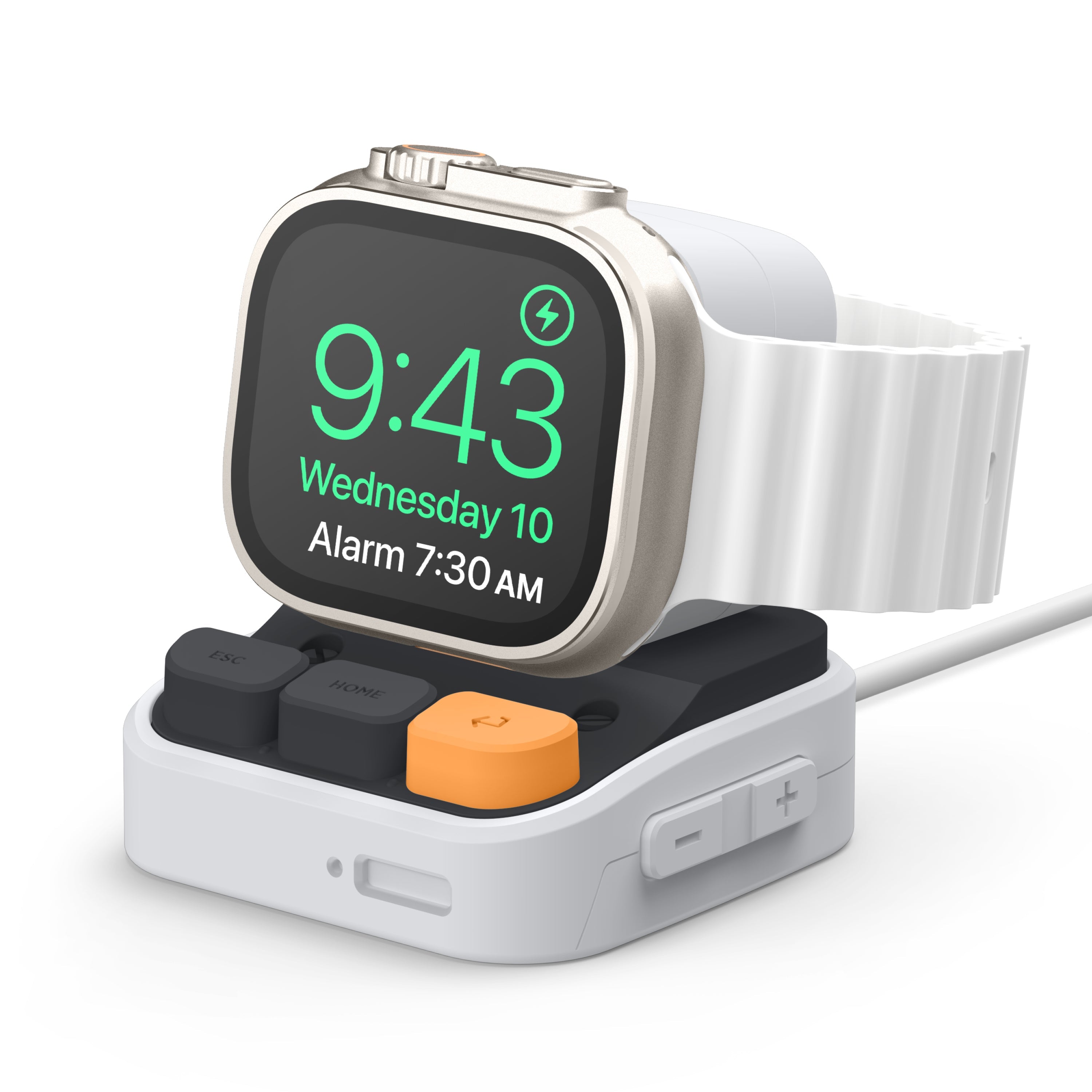 ELAGO W9 - Base de carga flotante para relojes Apple y Galaxy 