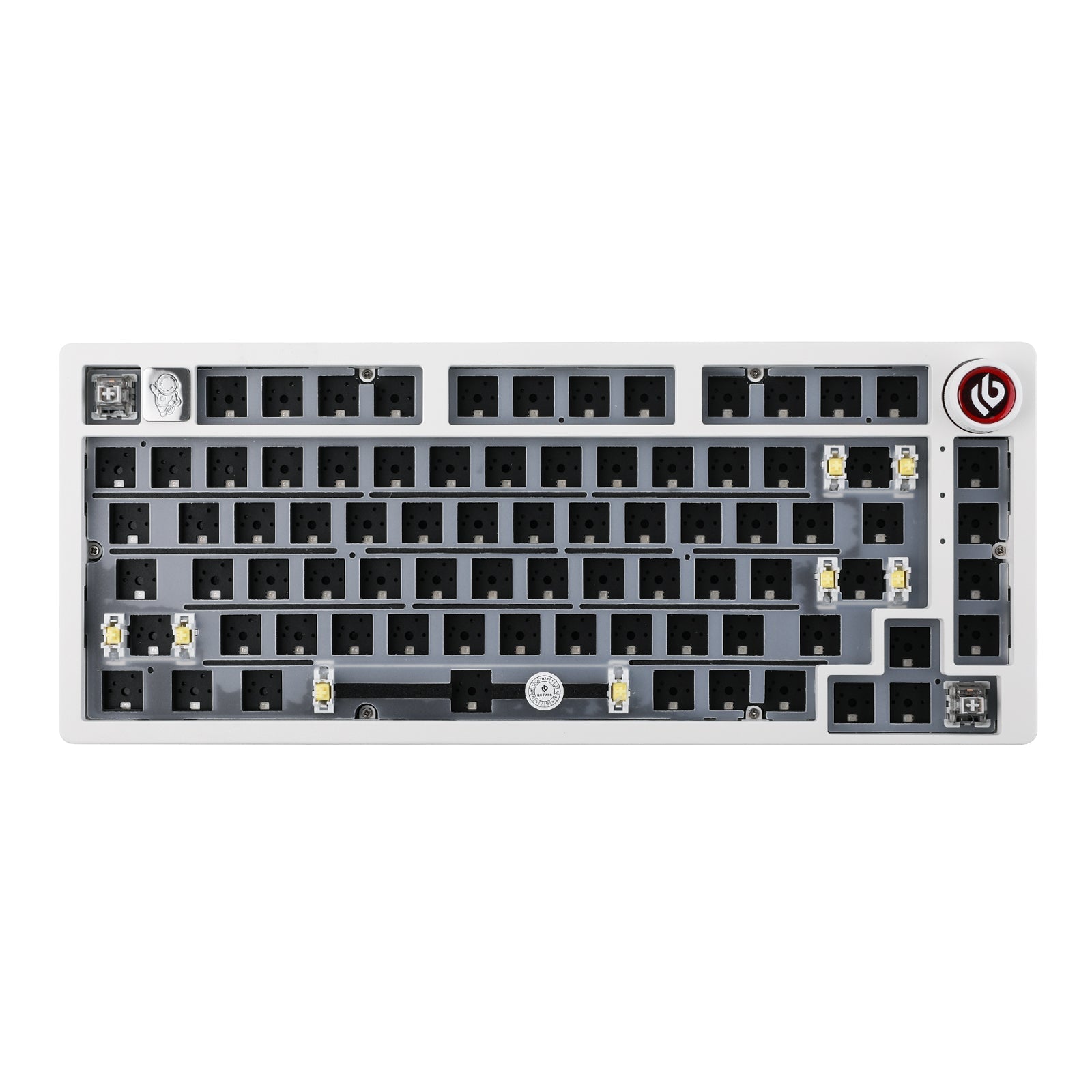 LEOBOG HI75 Mechanische Tastatur mit Dichtungsmontage aus 75 % Aluminium 